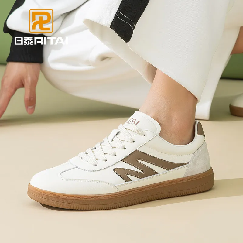 Ritai Anti Slip Wear Resistant Low Top Skateboard Shoes Men's-10