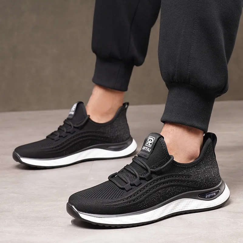 Ritai Slip Resistant, Abrasion Resistant, Breathable Low Top Casual Shoes Men's-3