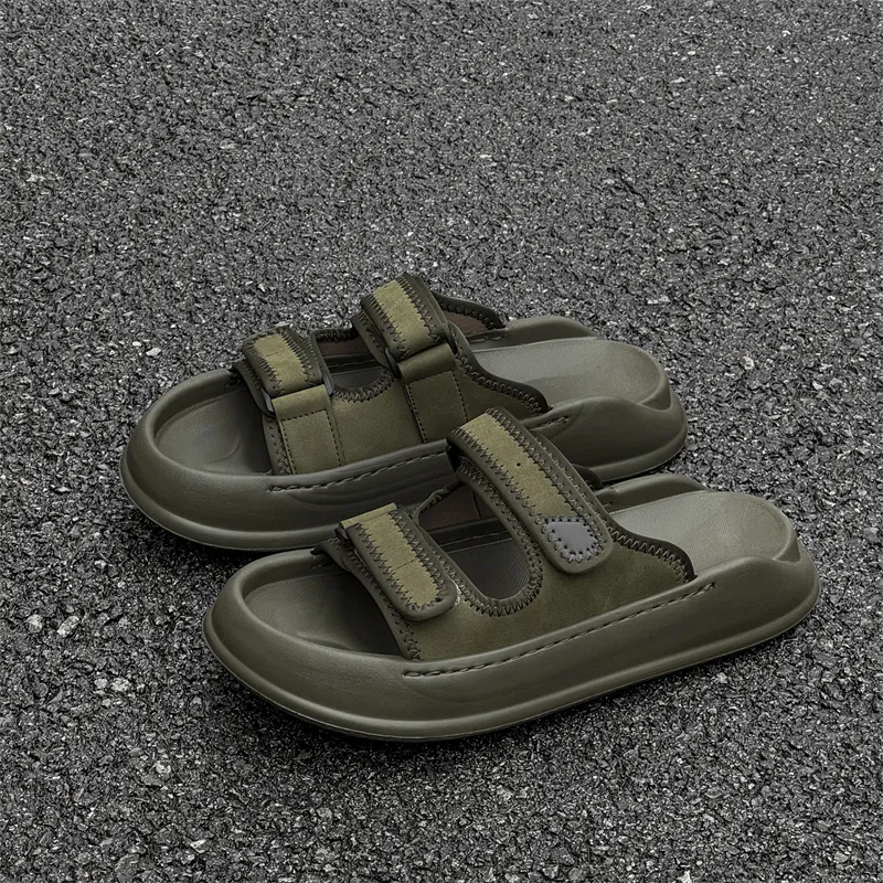 Ritai Slip Resistant Abrasion Resistant Slide Slippers Men's-6