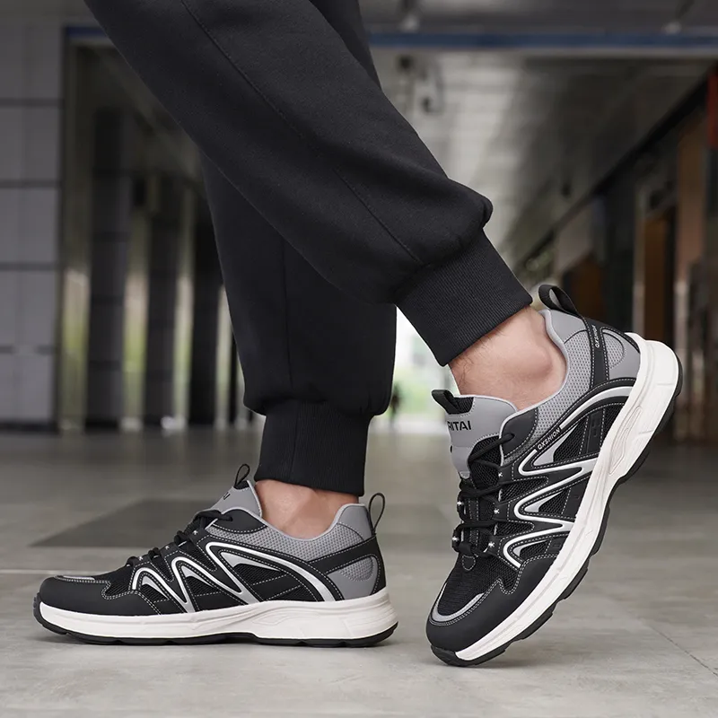 Ritai Sports Slip Resistant, Abrasion Resistant, Breathable Low Top Chunky Sneakers Men's-11