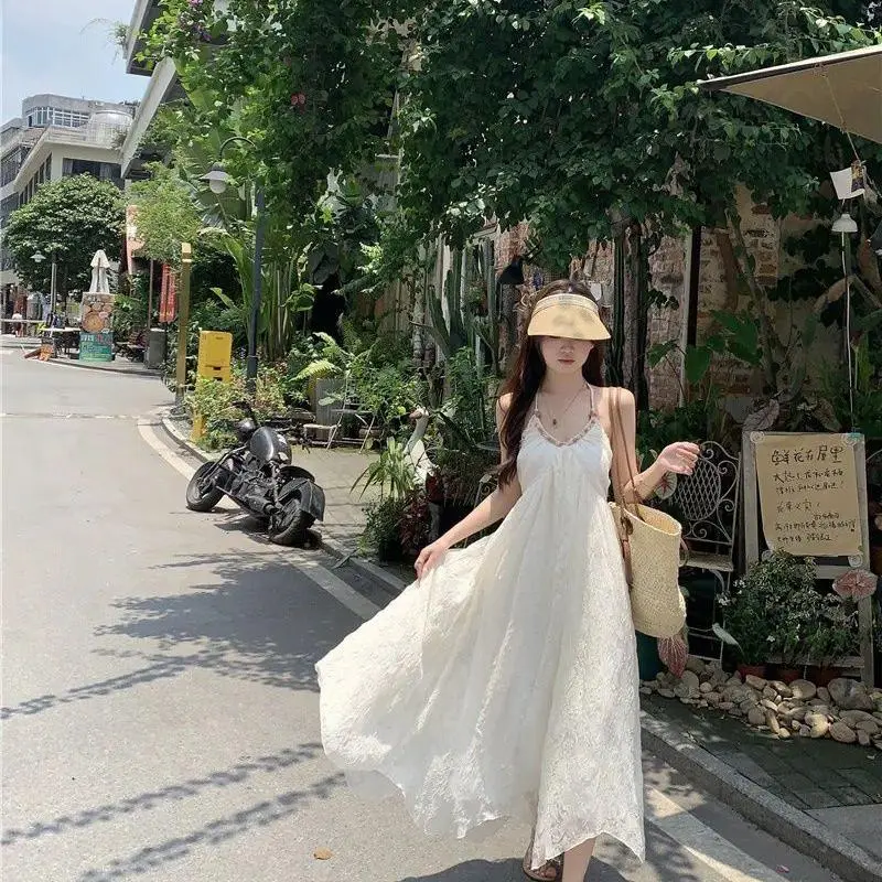 PAIN OR PLEASURE Slip Dresses Women's Apricot-2
