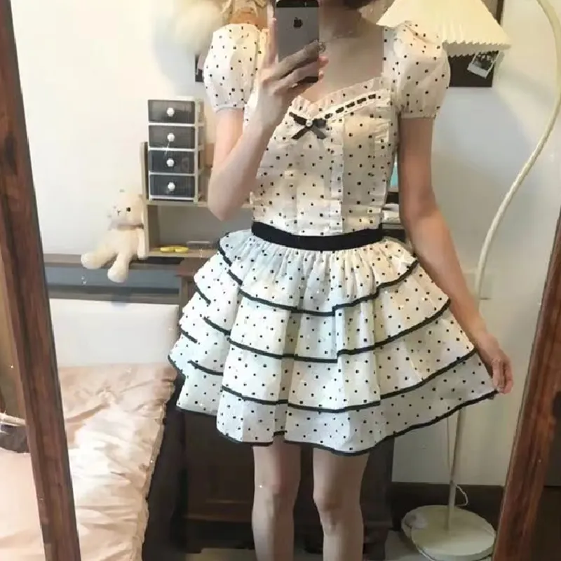 PAIN OR PLEASURE Short Sleeved Dresses Women's White-3