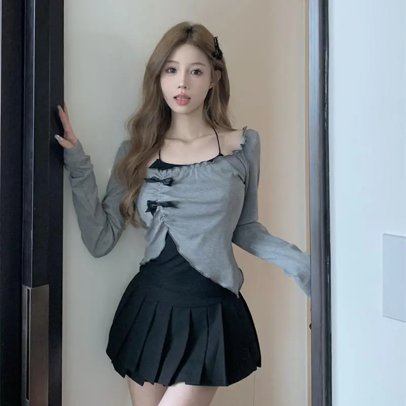 PAIN OR PLEASURE T Shirt Women's Gray-4