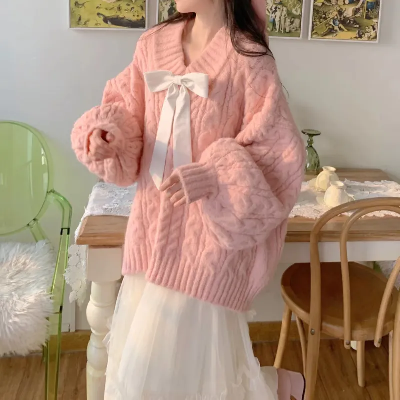 PAIN OR PLEASURE Knitwear Women's Pink-2