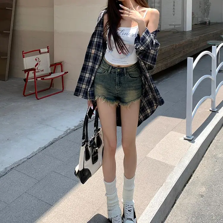 PAIN OR PLEASURE Shirt Women's Plaid-4