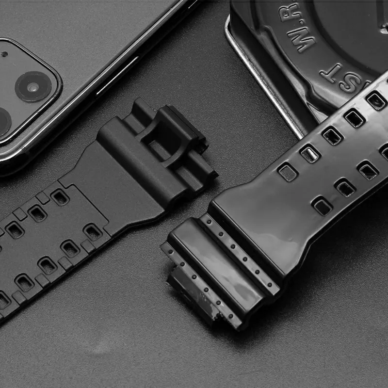 Craftsman Watch Bands Compatible With Casio G Shock Collection GD120 GA 100 GA 110 GA 100C Resin Silicone Strap Unisex-1