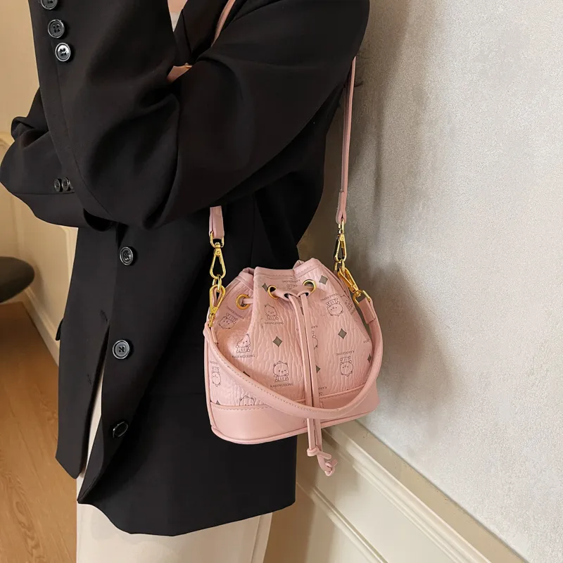 BLAKE FLEETO PU Bucket Bag, Crossbody, One Shoulder Handbag Women's Multicolor-8