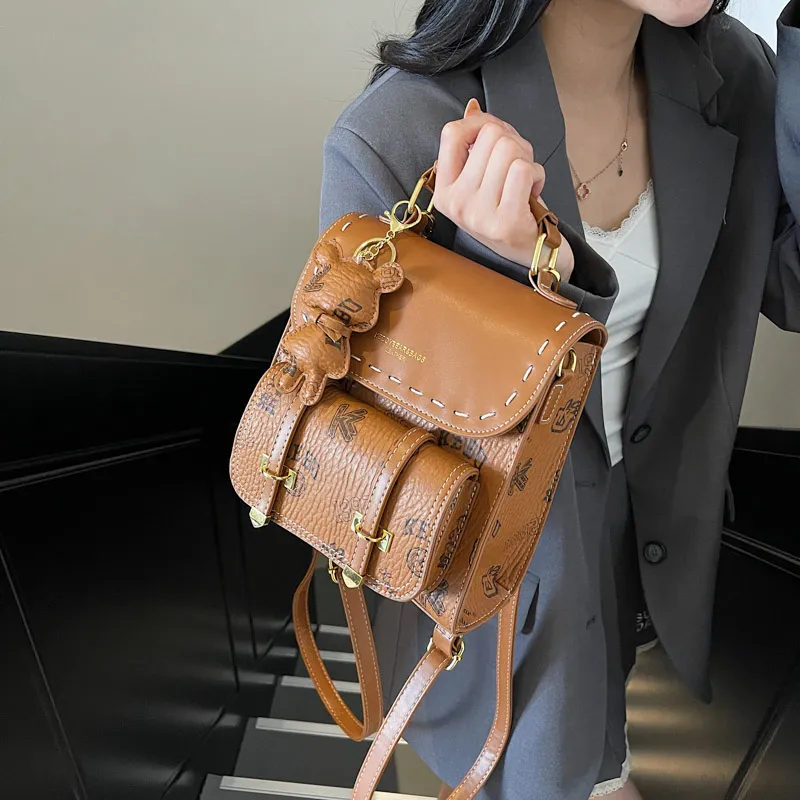 BLAKE FLEETO Pu Backpack Women's Multicolor-2