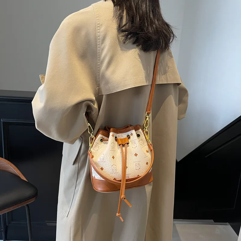 BLAKE FLEETO PU Bucket Bag, Crossbody, One Shoulder Handbag Women's Multicolor-13