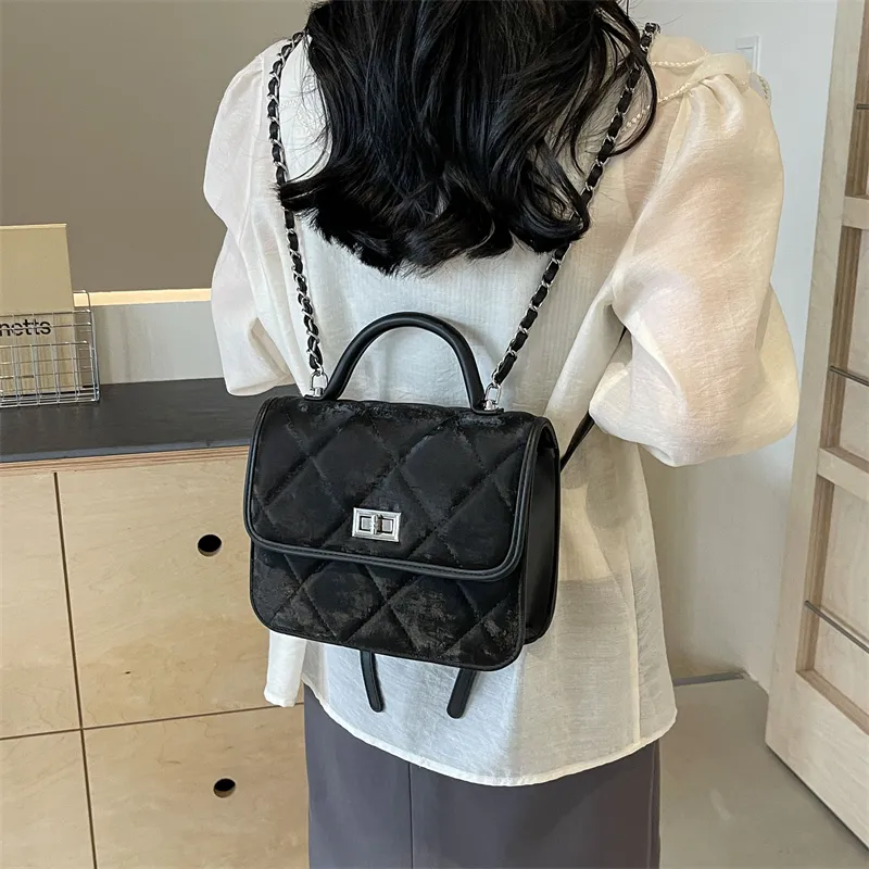 BLAKE FLEETO PU Backpack Women's Silver/Black/Pink/Blue-6