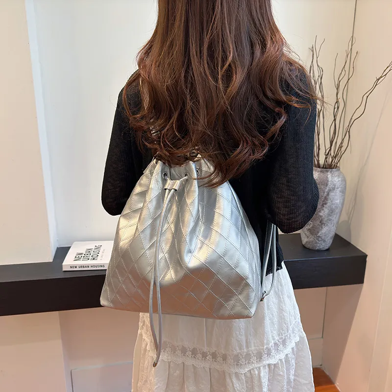BLAKE FLEETO PU Bucket Bag Backpack Shoulder Bag Women's Multicolor-14