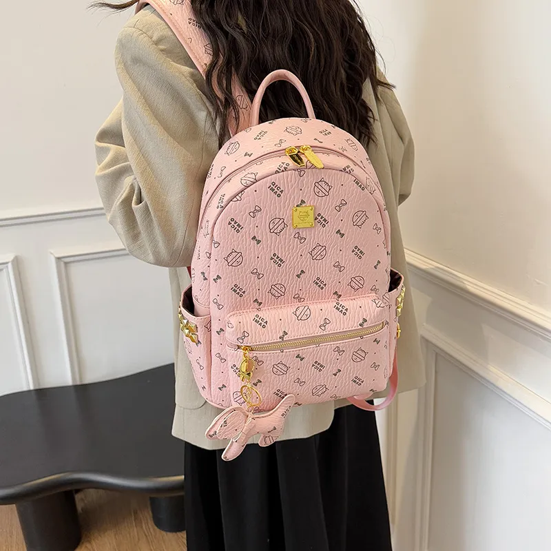 BLAKE FLEETO PU Backpack Women's Multicolor-12