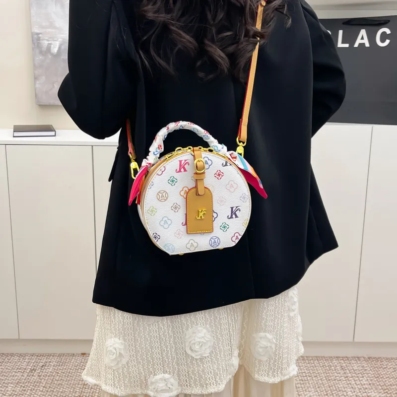 BLAKE FLEETO PU One Shoulder Handbag Women's White-3