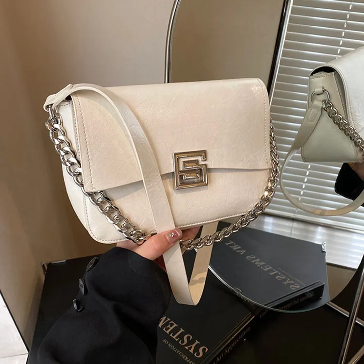 BLAKE FLEETO PU Crossbody Bag Shoulder Bag Regular Women's Black/White-6