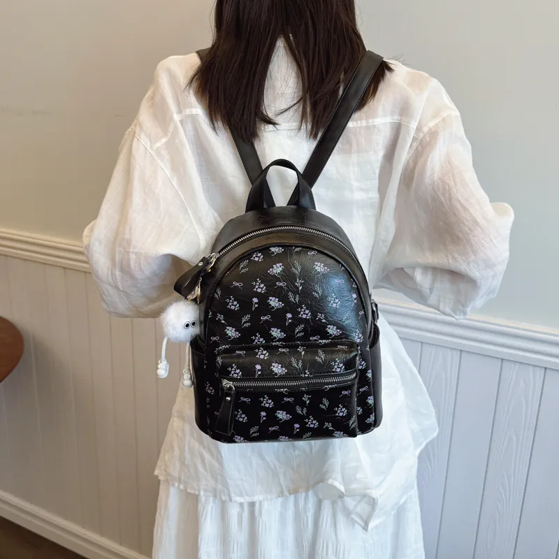 BLAKE FLEETO Pu Backpack Large Size Women's Multicolor-16
