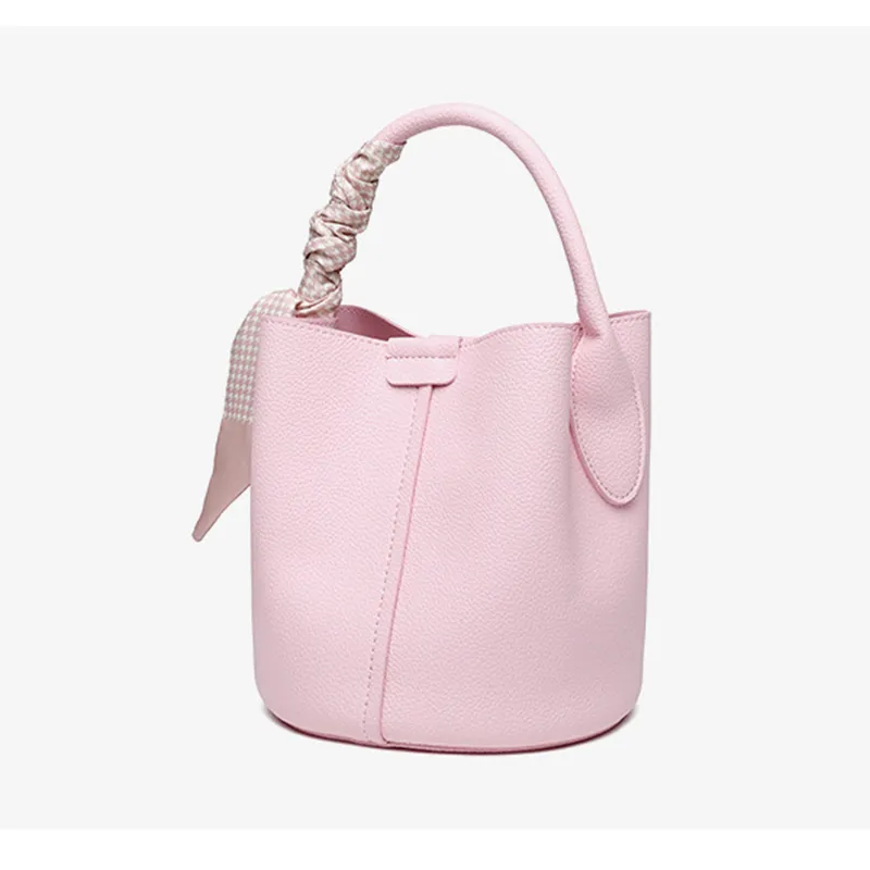 BLAKE FLEETO PU Bucket Bag, One Shoulder Handbag Regular Women's Multicolor-10