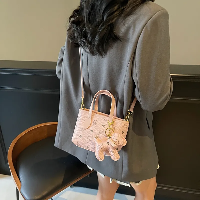 BLAKE FLEETO PU Portable Crossbody Bag Shoulder Bag Regular Women's Girly Pink/Beige Brown/Dark Brown-3