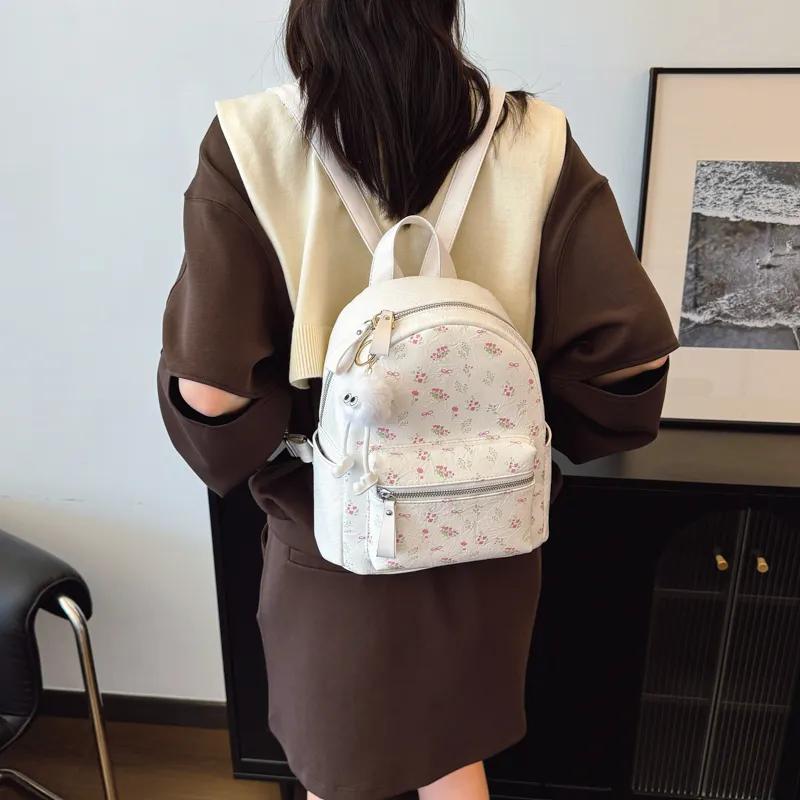 BLAKE FLEETO Pu Backpack Large Size Women's Multicolor-5