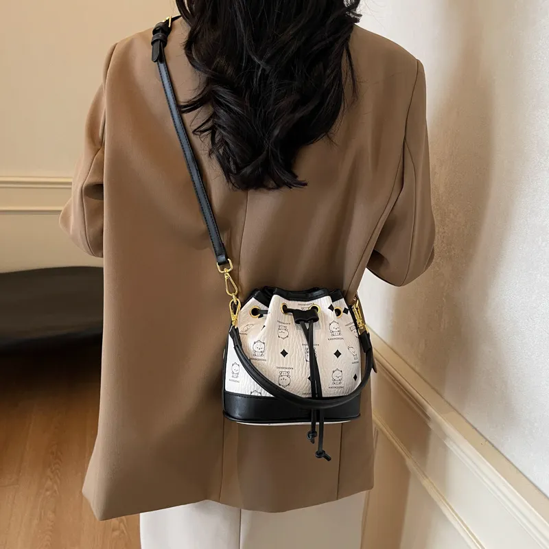 BLAKE FLEETO PU Bucket Bag, Crossbody, One Shoulder Handbag Women's Multicolor-11