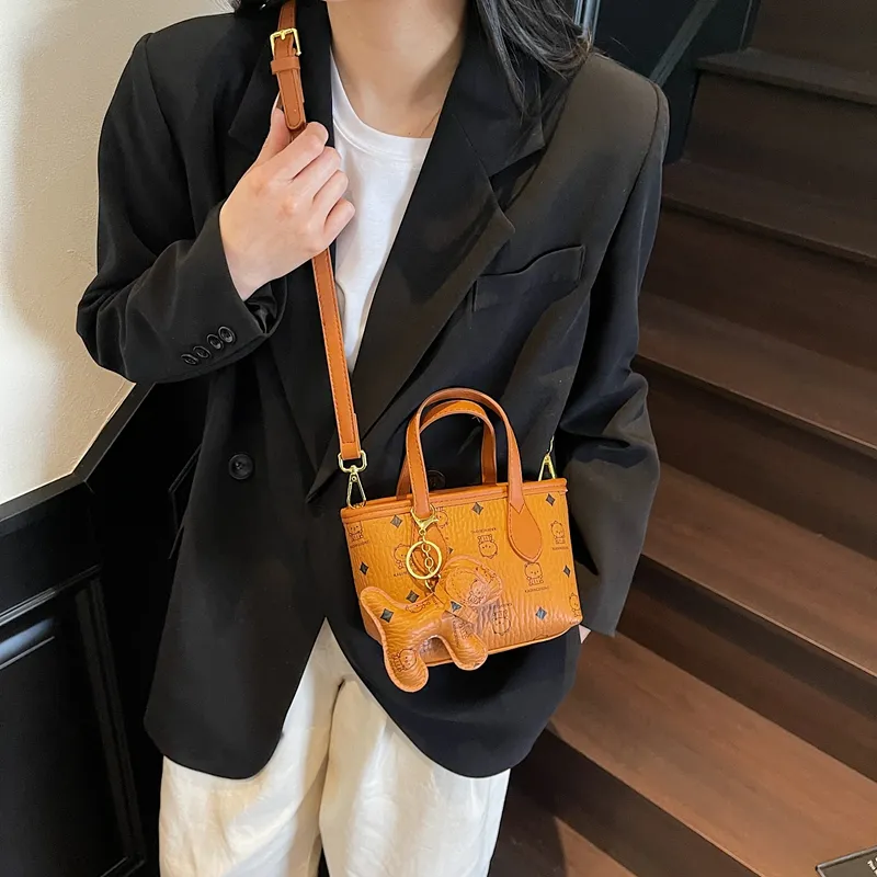 BLAKE FLEETO PU Portable Crossbody Bag Shoulder Bag Regular Women's Girly Pink/Beige Brown/Dark Brown-8