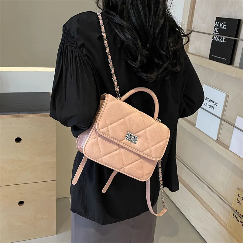 BLAKE FLEETO PU Backpack Women's Silver/Black/Pink/Blue-17