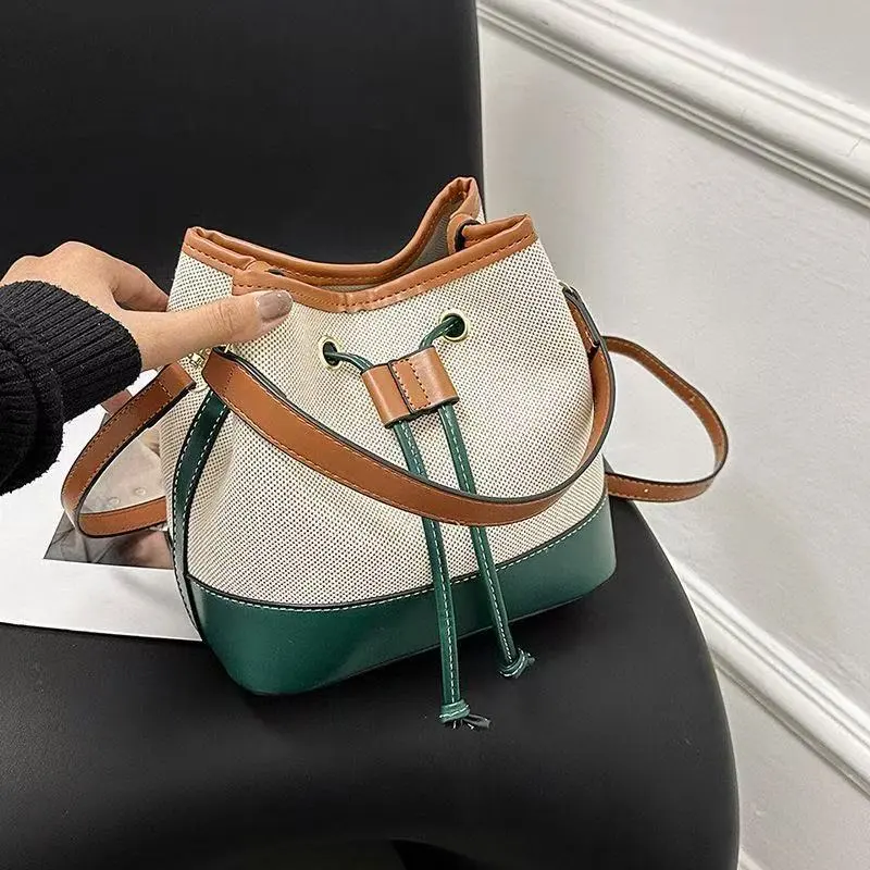 BLAKE FLEETO PU Shoulder Bag Regular Women's Black/Khaki/Green-11
