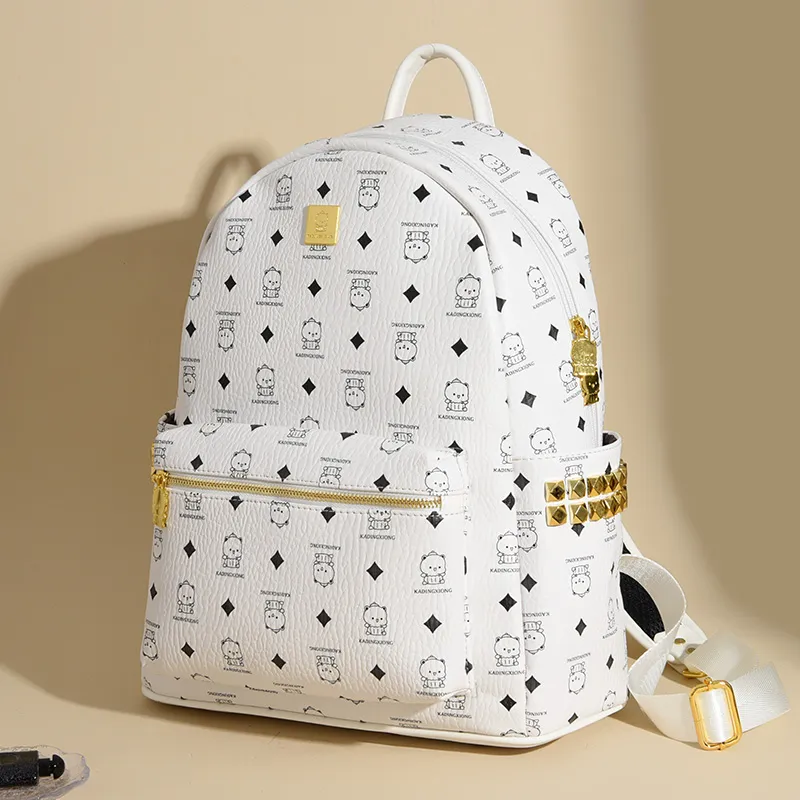 BLAKE FLEETO Abrasion Resistant Fabric Backpack Large Size Women's Multicolor-21