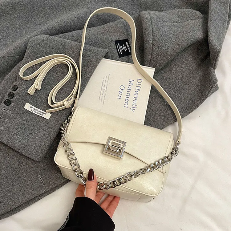 BLAKE FLEETO PU Crossbody Bag Shoulder Bag Regular Women's Black/White-8