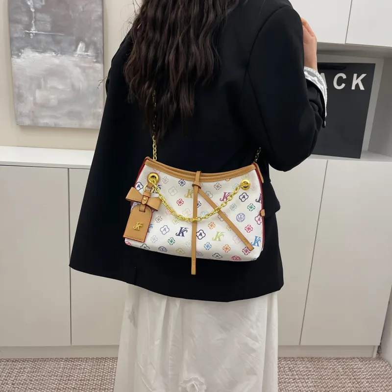 BLAKE FLEETO PU Shoulder Bag Medium Size Women's Multicolor-3