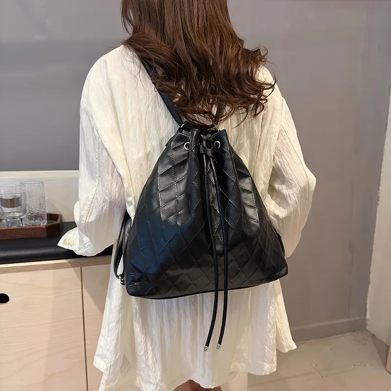 BLAKE FLEETO PU Bucket Bag Backpack Shoulder Bag Women's Multicolor-23