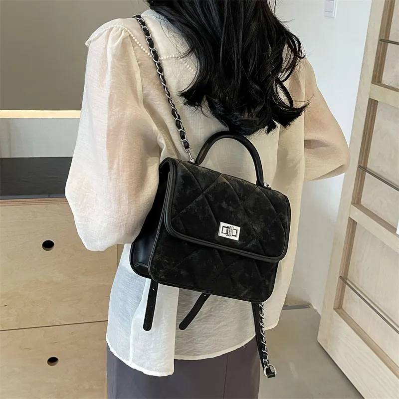 BLAKE FLEETO PU Backpack Women's Silver/Black/Pink/Blue-7