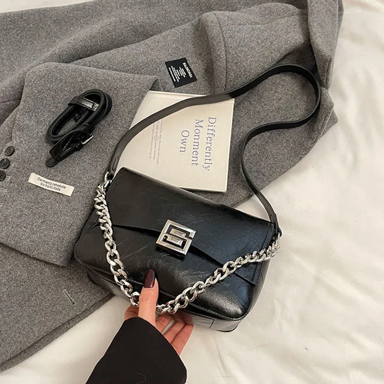 BLAKE FLEETO PU Crossbody Bag Shoulder Bag Regular Women's Black/White-1
