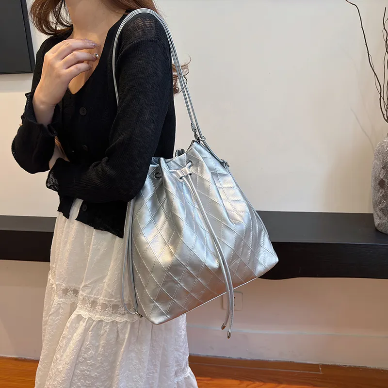 BLAKE FLEETO PU Bucket Bag Backpack Shoulder Bag Women's Multicolor-13