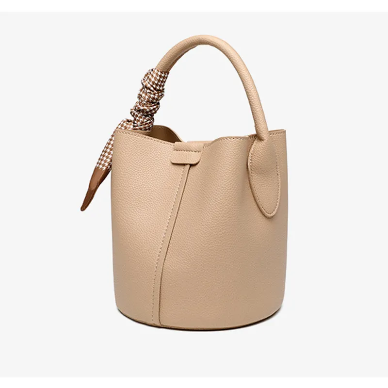 BLAKE FLEETO PU Bucket Bag, One Shoulder Handbag Regular Women's Multicolor-6