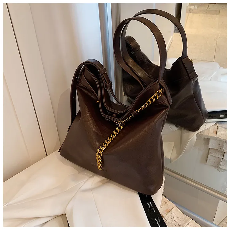 BLAKE FLEETO PU Handbag Shoulder Bag Regular Women's Versatile Black/Elegance Brown/Textured Coffee-18