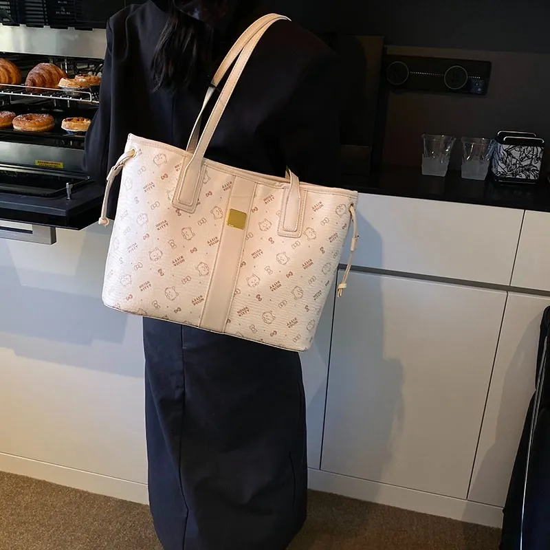 BLAKE FLEETO PU OTE Shopping Miscellaneous Handbag Shoulder Bag Regular Women's Cream White-2