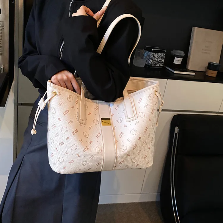 BLAKE FLEETO PU OTE Shopping Miscellaneous Handbag Shoulder Bag Regular Women's Cream White-3