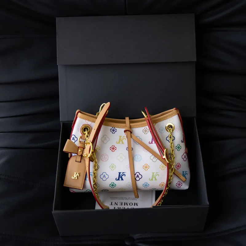 BLAKE FLEETO PU Shoulder Bag Medium Size Women's Multicolor-4