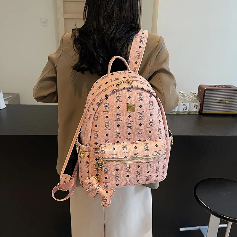 BLAKE FLEETO Pvc Backpack Regular Women's Multicolor-11