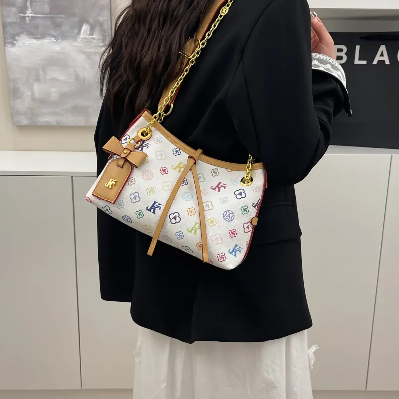 BLAKE FLEETO PU Shoulder Bag Medium Size Women's Multicolor-1