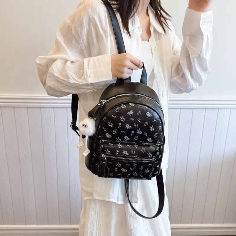 BLAKE FLEETO Pu Backpack Large Size Women's Multicolor-18