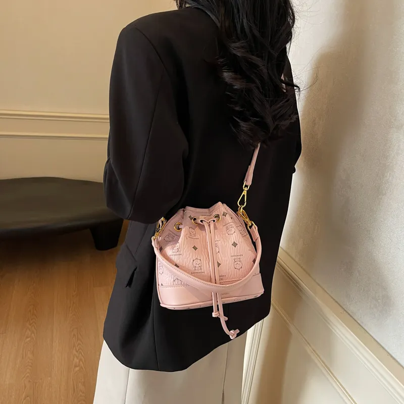 BLAKE FLEETO PU Bucket Bag, Crossbody, One Shoulder Handbag Women's Multicolor-7