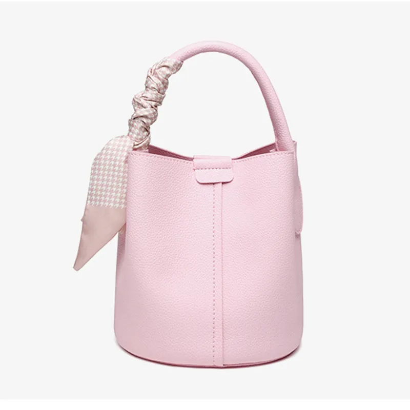 BLAKE FLEETO PU Bucket Bag, One Shoulder Handbag Regular Women's Multicolor-9