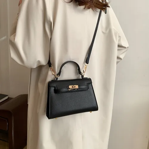 BLAKE FLEETO PU Handbag, Shoulder Bag Regular Women's Black/Brown/White/Orange