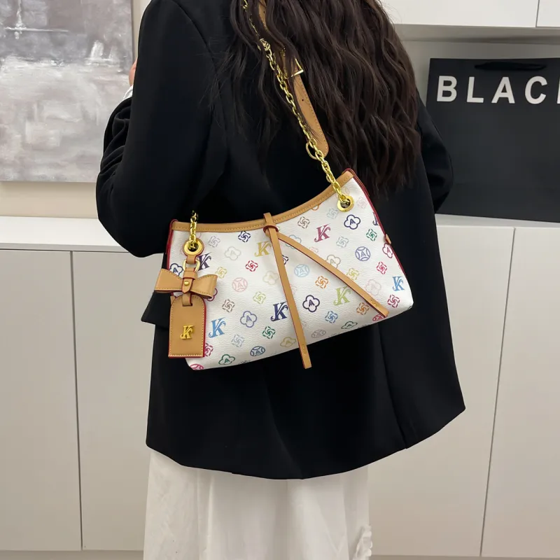 BLAKE FLEETO PU Shoulder Bag Medium Size Women's Multicolor-2