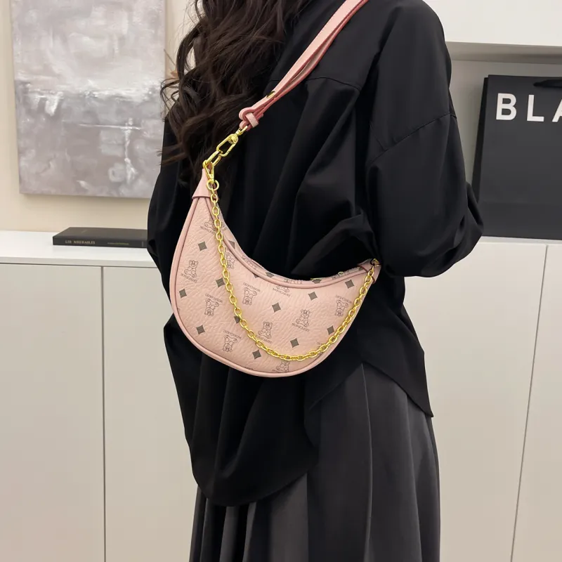 BLAKE FLEETO PU Shoulder Bag Medium Size Women's Multicolor-5