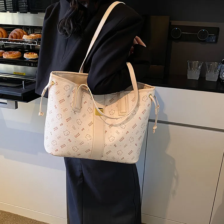 BLAKE FLEETO PU OTE Shopping Miscellaneous Handbag Shoulder Bag Regular Women's Cream White-4