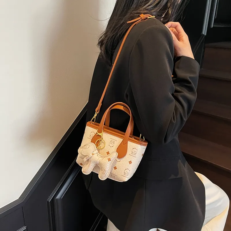 BLAKE FLEETO PU Portable Crossbody Bag Shoulder Bag Regular Women's Girly Pink/Beige Brown/Dark Brown-11