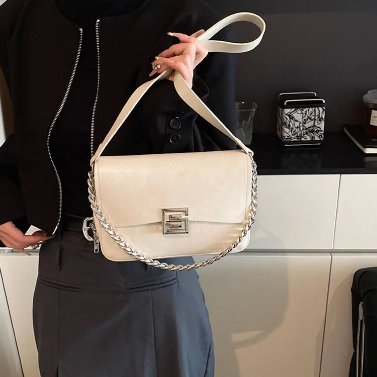 BLAKE FLEETO PU Crossbody Bag Shoulder Bag Regular Women's Black/White-7