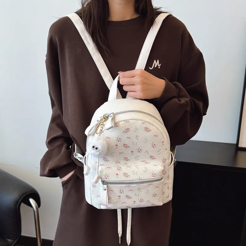BLAKE FLEETO Pu Backpack Large Size Women's Multicolor-2